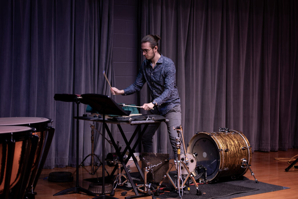 About me. I'm a percussionist, composer, and educator.