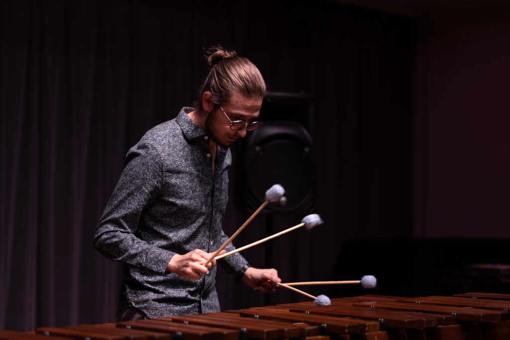 Gavin Kitchen offers private lessons in many areas of percussion.
